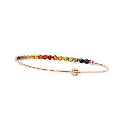 Sapphire Rainbow Bangle