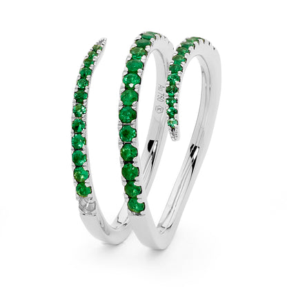 Vine Emerald Ring