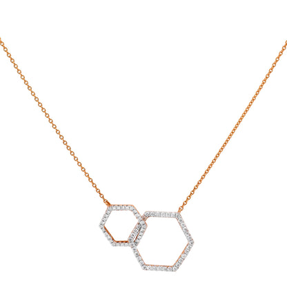 Reversible Hexagon Necklace