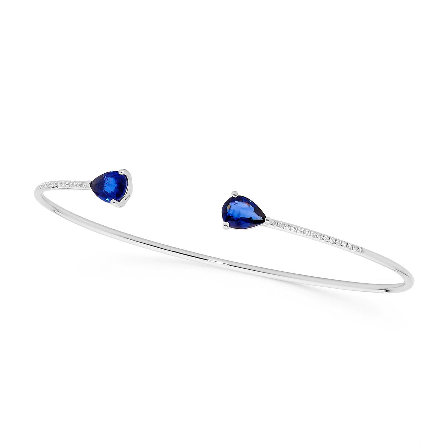 Open Pear Shape Bangle