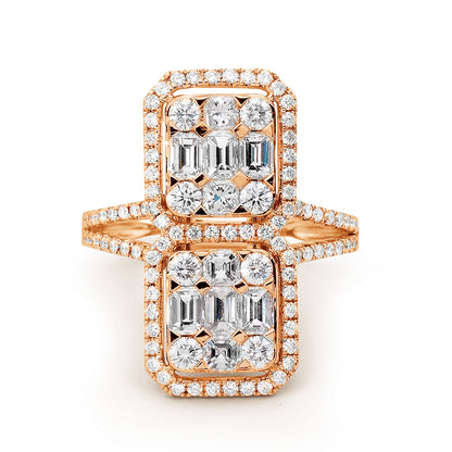 Art Deco Diamond Cocktail Ring