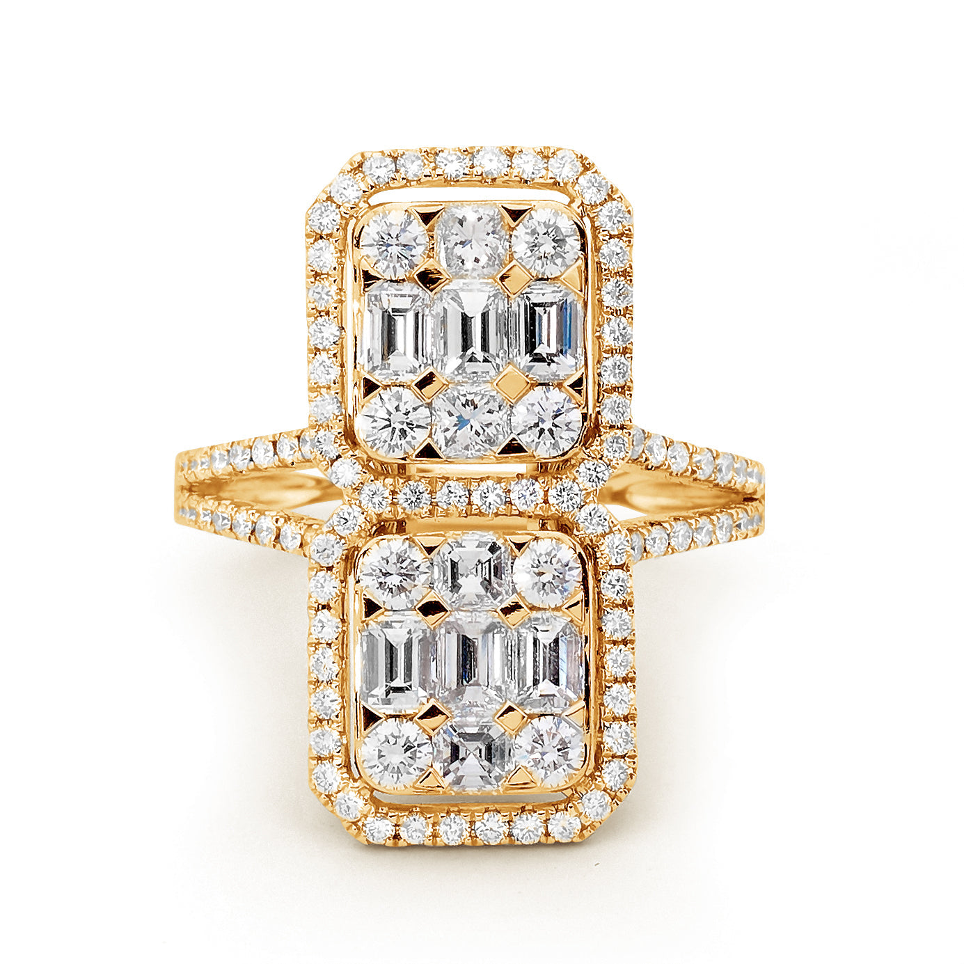 Art Deco Diamond Cocktail Ring
