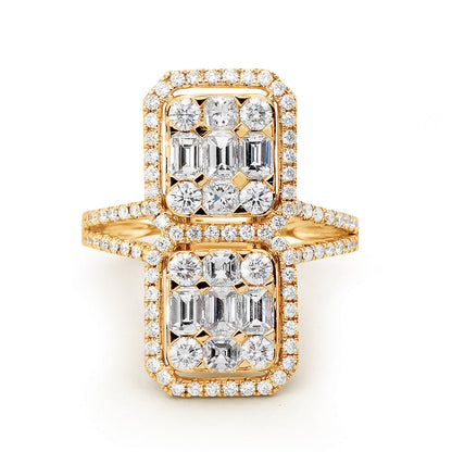 Art Deco Diamond Cocktail Ring
