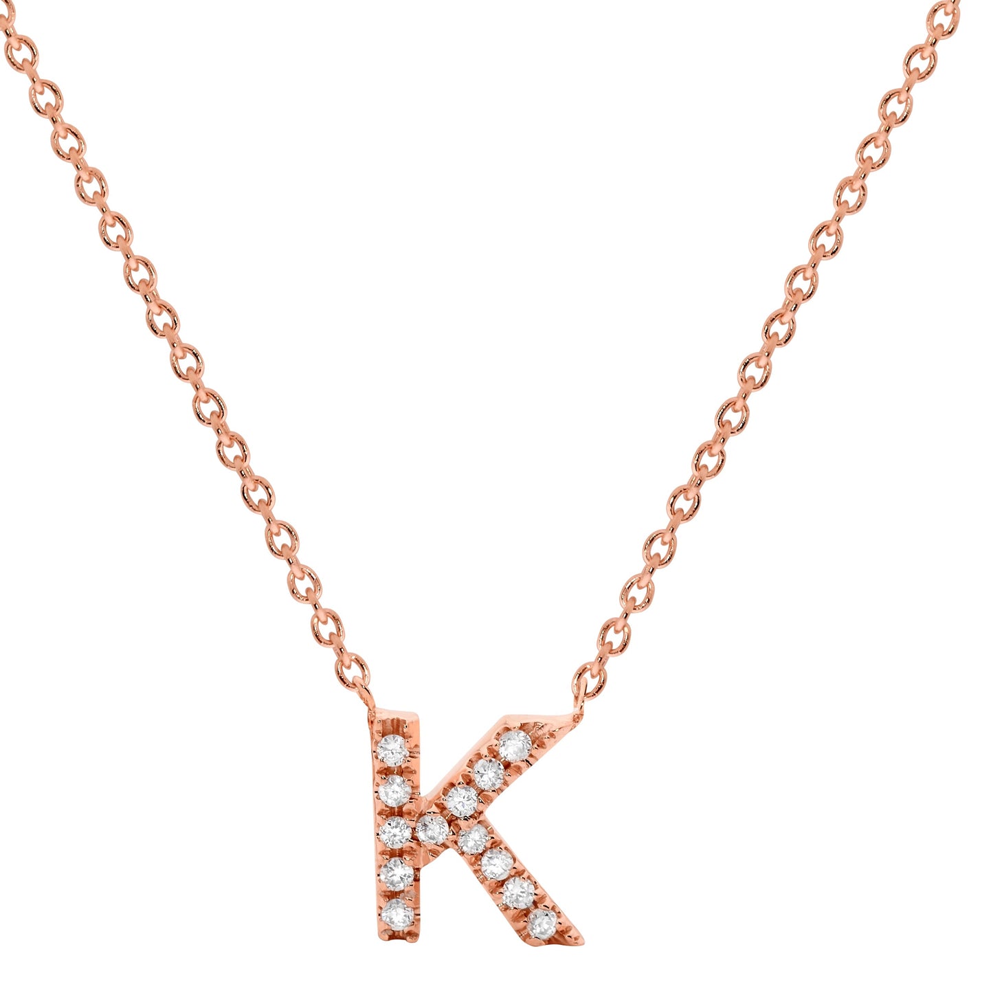 Initial Necklace - Petite 5mm