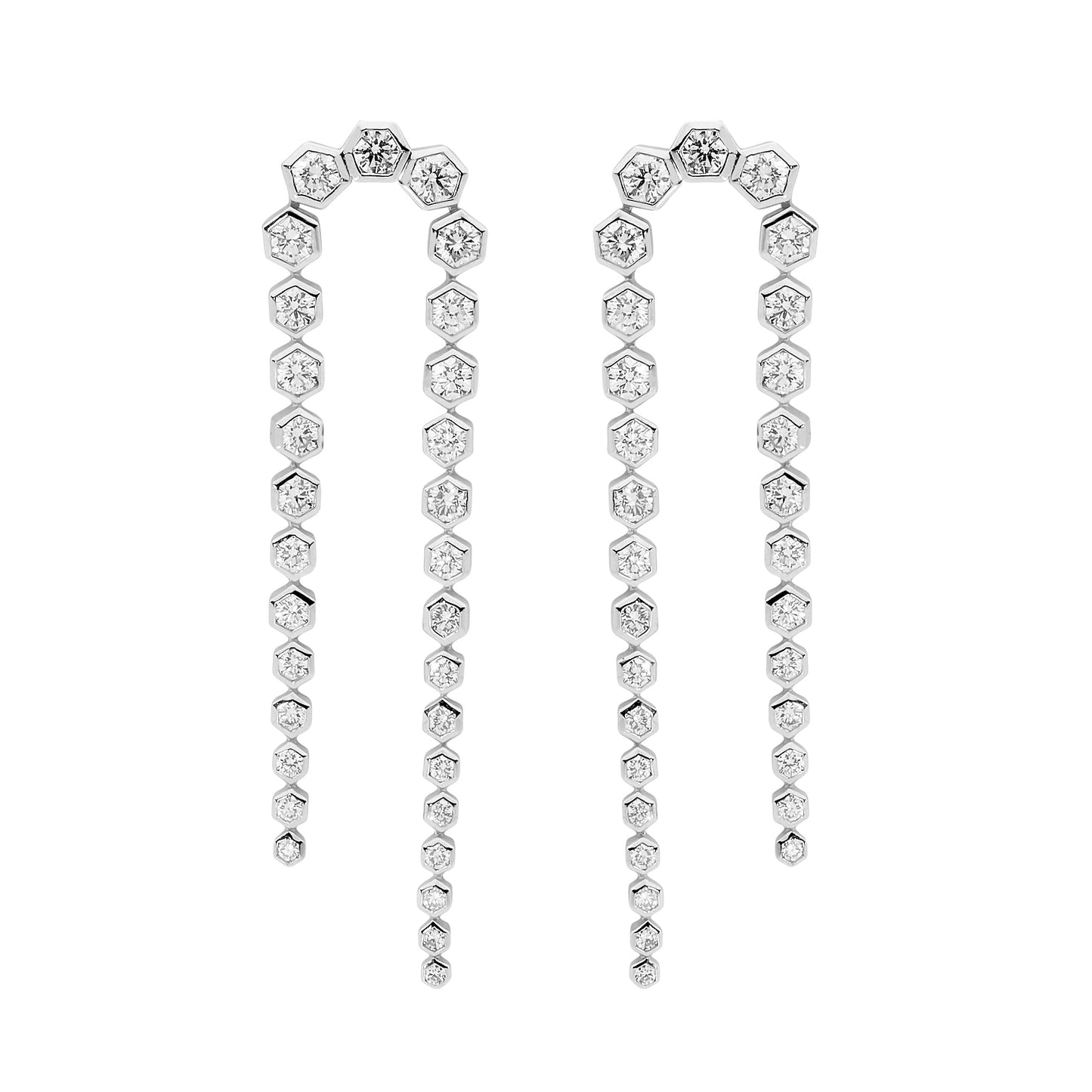Tesselated Hexagon Earrings