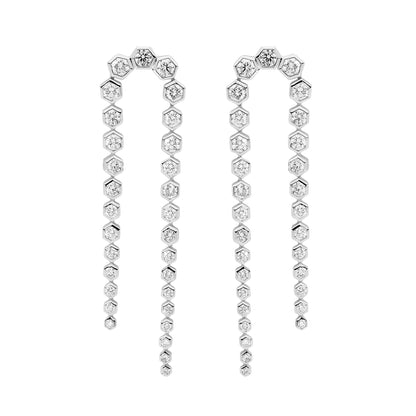 Tesselated Hexagon Earrings