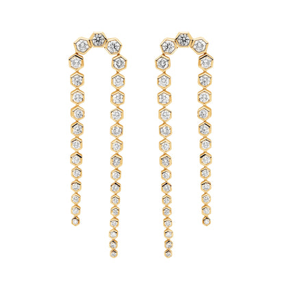 Tesselated Hexagon Earrings