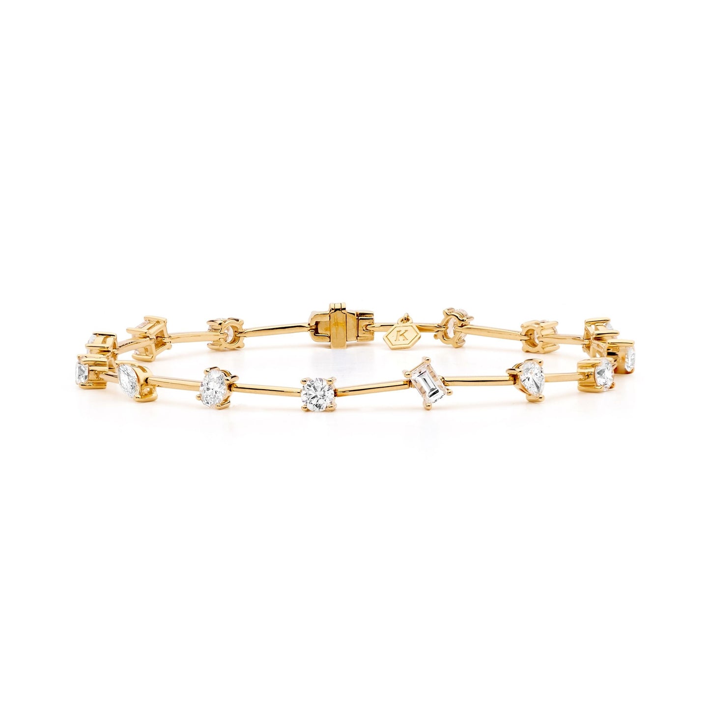 Multishape Diamond Tennis Bracelet
