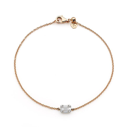 Art Deco Diamond Chain Bracelet