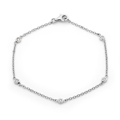 Fine Chain Diamond Bracelet