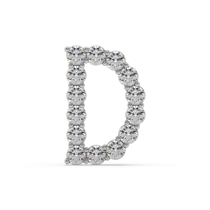 Statement Diamond Initial Necklace