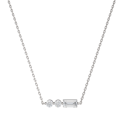 Morse Code Initial Necklace