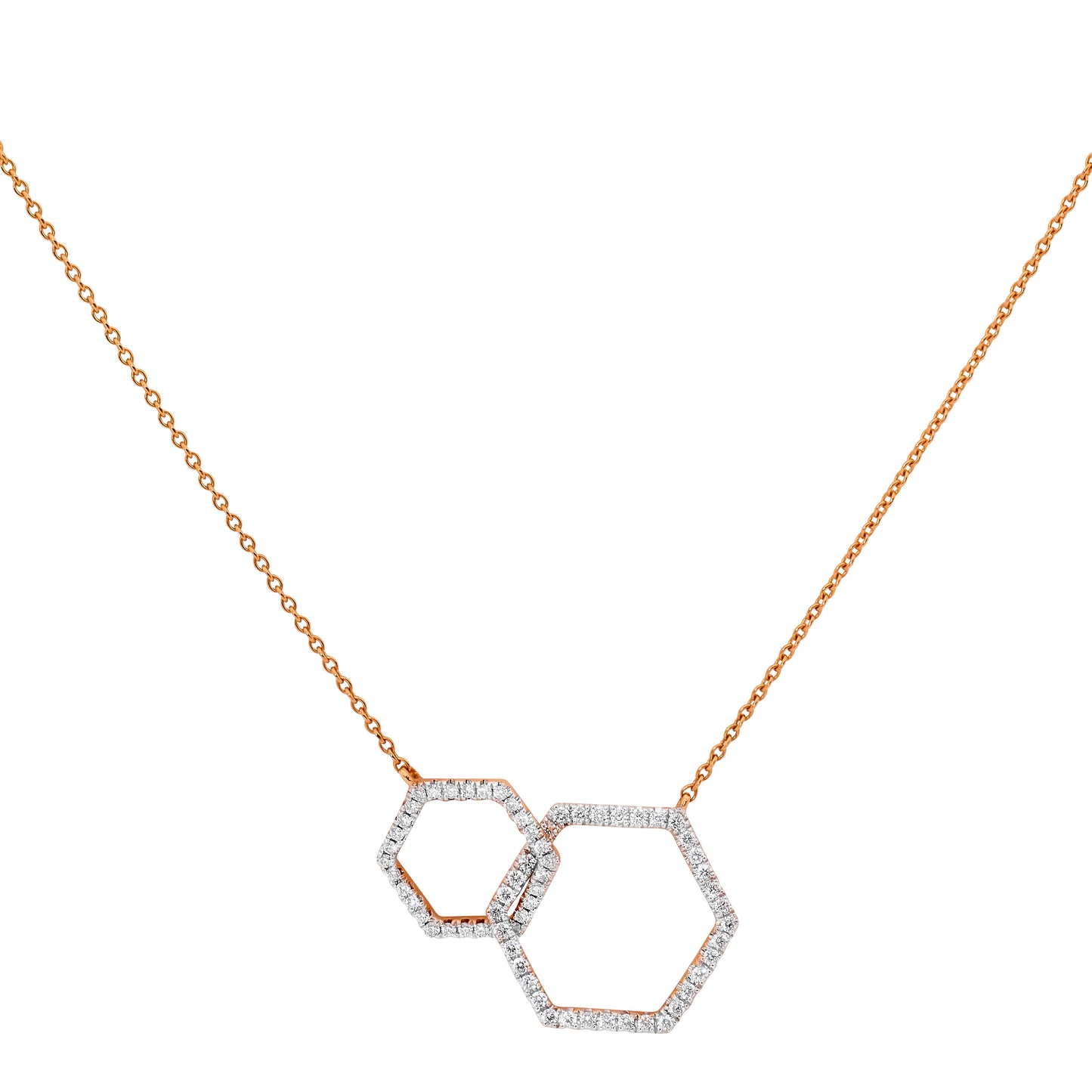 Reversible Hexagon Necklace
