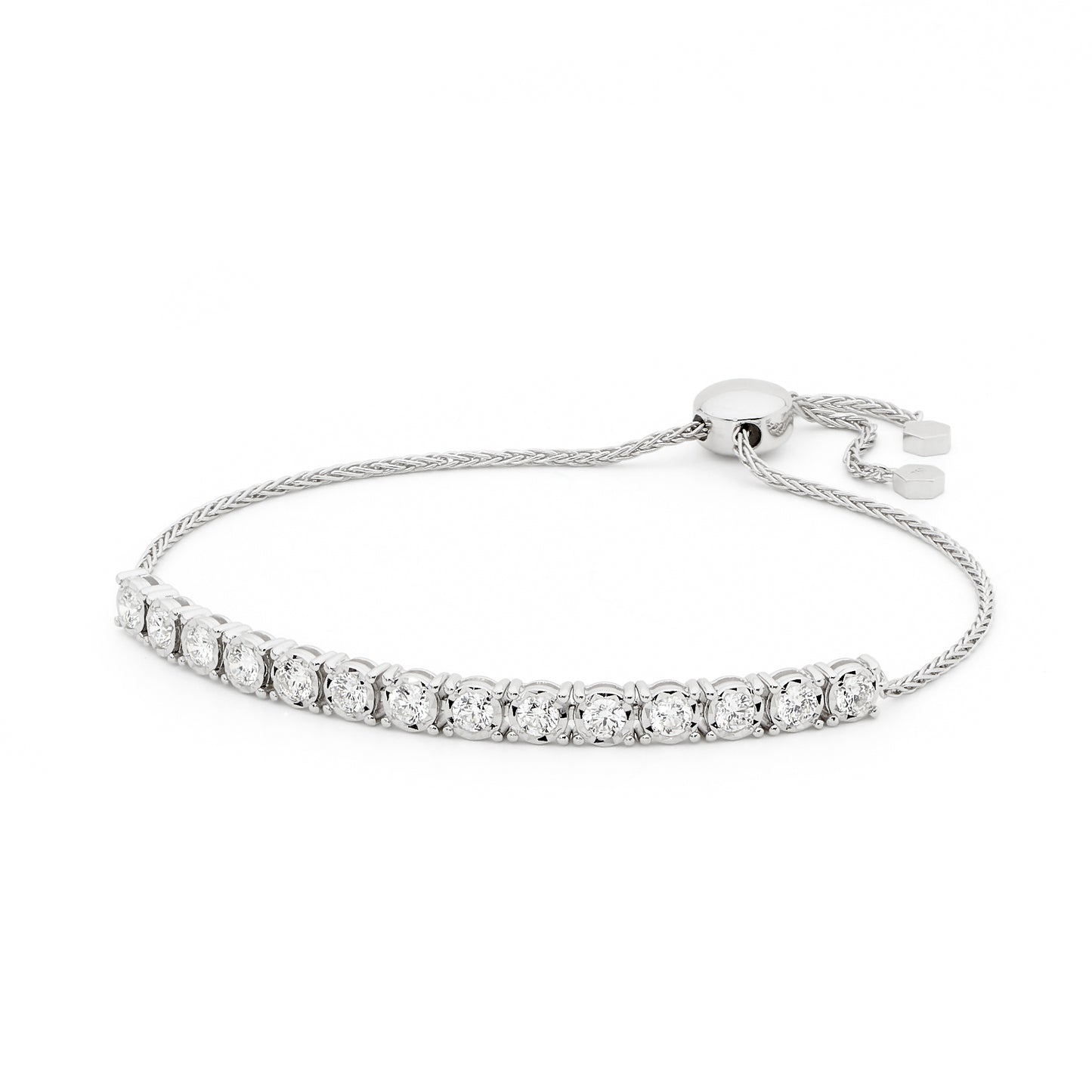 Exceptional Diamond Tennis Tassel Bracelet