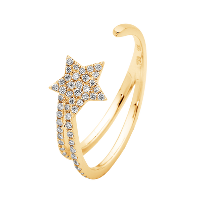 DOUBLE TAIL STAR RING